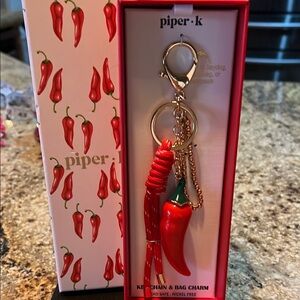 Piper K | Chili Pepper Bag Charm 🌶️✨
